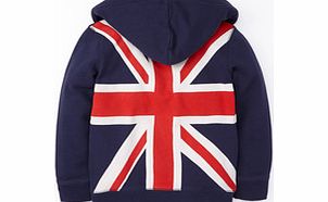 Mini Boden Icon Zip Through, Navy Union Jack 34269753