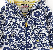 Mini Boden Jersey Lined Anorak, Soft Navy Daisy Vine 34588400