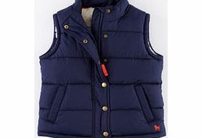 Mini Boden Padded Gilet, Blue 34190769