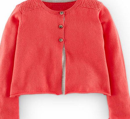 Mini Boden Pretty Cardigan, Pink Grapefruit 34559294