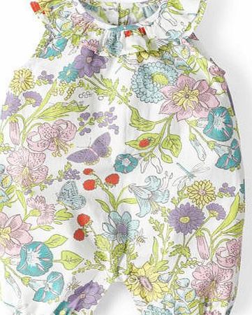 Mini Boden Pretty Playsuit Snowdrop Hedgerow Mini Boden,