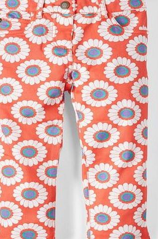 Mini Boden Printed Capris Hot Coral 60s Daisy Mini Boden,