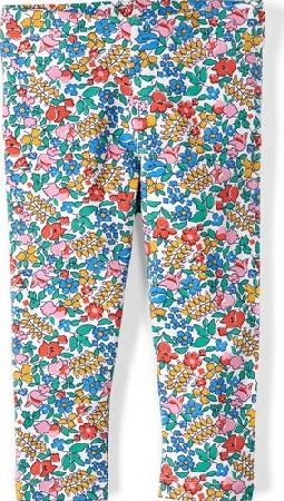 Mini Boden Printed Cropped Leggings Blue Mini Boden, Blue