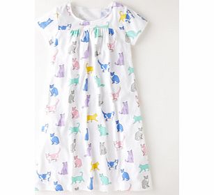 Mini Boden Printed Nightie, Multi Meow 33803248