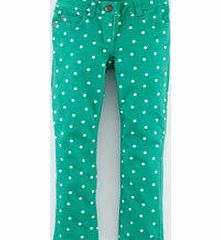 Mini Boden Printed Slim Fit Jeans, Aqua Haze Star 34205898