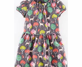 Mini Boden Printed Tea Dress, Dusk Winter Woods 34445825