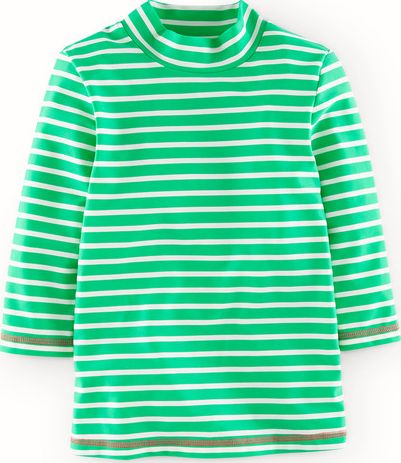 Mini Boden Rash Vest Pea Stripe Mini Boden, Pea Stripe