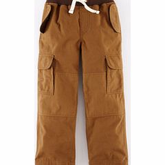 Mini Boden Rib Waist Cargos, Tan 34330142