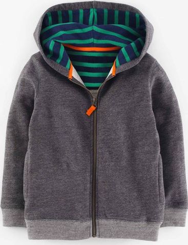 Mini Boden Sailing Zip-through Charcoal Marl/Target Mini