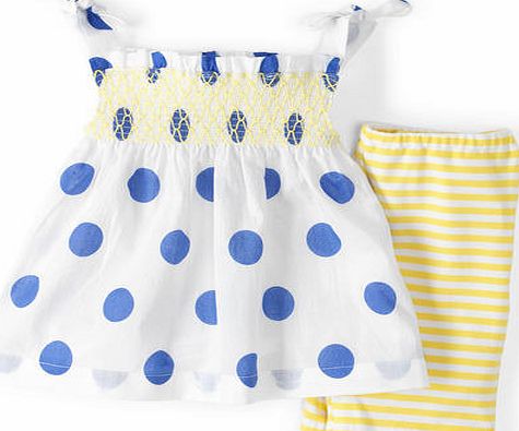 Mini Boden Summer Printed Play Set Spot/Sherbet Lemon