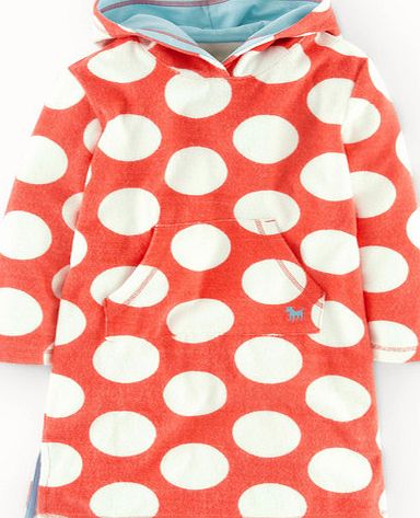 Mini Boden Towelling Beach Dress Coral Mini Boden, Coral