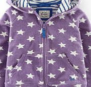 Mini Boden Towelling Zip-through, Haze Star 34514182