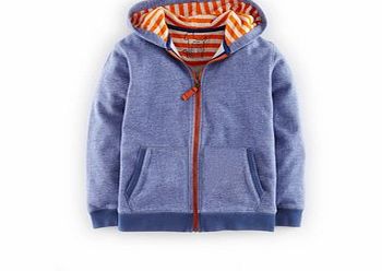 Mini Boden Zip Through Hoody, Reef Marl,Grey Marl,Red Marl