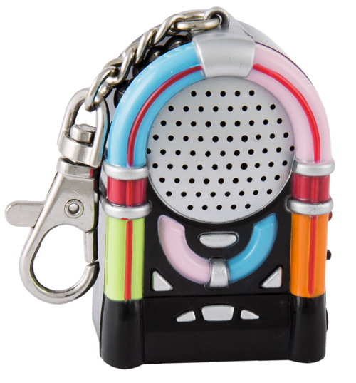 Juke Box MP3 Speaker Keyring