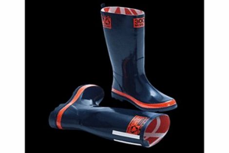 Mini  Genuine Unisex Mens Womens You.Me.Mini. Wellington Rubber Boots in Blue, Size: 38