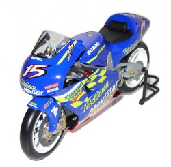 Minichamps 1:12 Scale Suzuki RGV 500 Team Telefonica MoviStar 500 GP 2001 - Sete Gibernau