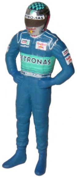 Minichamps 1:43 Scale Figure - J.Alesi 1998