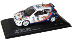 Minichamps 1:43 Scale Ford Focus WRC Winner Rally Catalunya 2000 - Ltd Ed 2,112 pcs - McRae / Grist