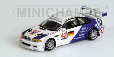 Minichamps BMW M3 GTR ELMS Jarama 2001 JJ Lehto/J.Muller in