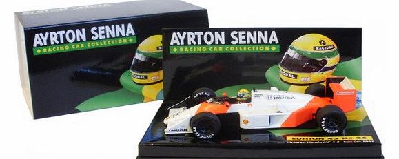 Minichamps McLaren Honda MP4-3 Test Car 1987 - Ayrton Senna 1/43 Scale Die-Cast Collectors Model