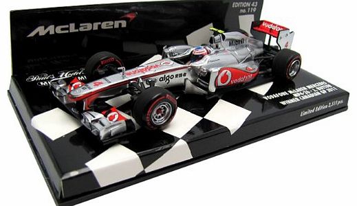 McLaren Mercedes MP4-26 (Jenson Button 2011 Winner Canadian GP) Diecast Model Car