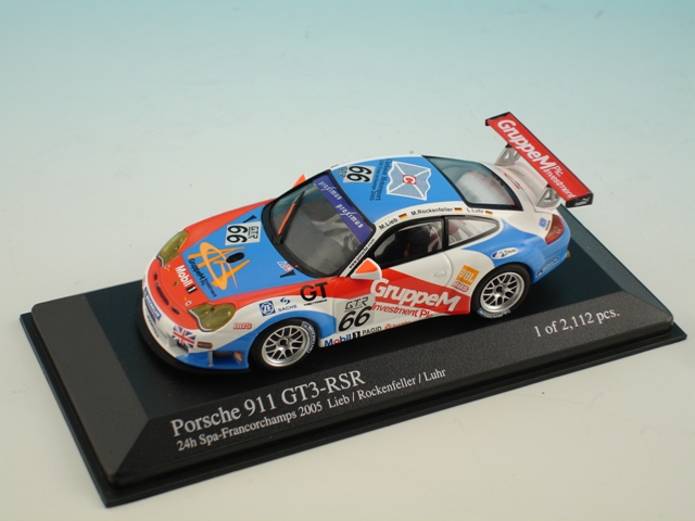 Minichamps Porsche 911 GT3 RSR Class Winner 24hr SPA 2005