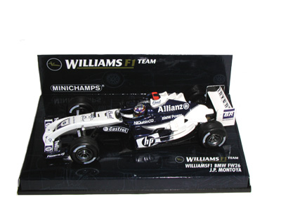 WilliamsF1 BMW FW26 J.P. Montoya 2004 in White