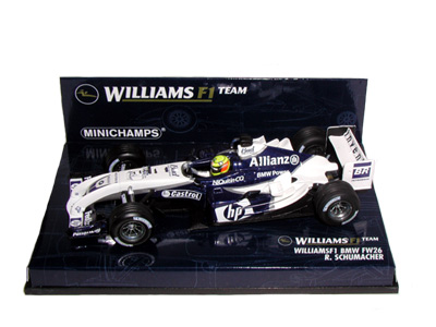 WilliamsF1 BMW FW26 R. Schumacher 2004 in White