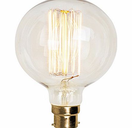 MiniSun Large Vintage 40w BC B22 Unique Designer Style Squirrel Cage Steampunk Edison Deco Globe Light Bulb