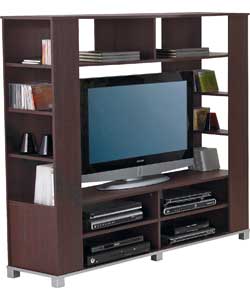 Minsk TV Storage Unit - Wenge Effect