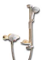 Mira 415 Combiforce Shower EV White & Gold