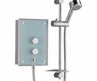 Azora 9.8kW Electric Shower Glass/Chrome 1.1634.001