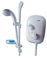 Mira Event XS Power Shower Manual White