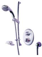 Mira Fino Thermostatic Shower (High Pressure Systems) BIV - Satin & Chrome