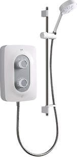 Mira, 1228[^]7649G Isle Electric Shower White/Grey 8.5kW 7649G