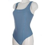 Slazenger Basic Suit Girls Ocean Blue 13/32-34