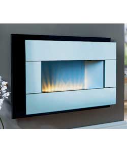 Glass Landscape Electric Fire