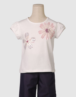 TOP WEAR Short sleeve t-shirts GIRLS on YOOX.COM