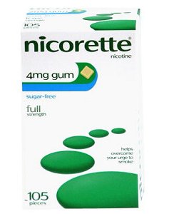 NICORETTE CHEWING GUM 4MG X 105