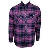 Thayil Flannel Shirt (Purple)