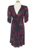 Great Plains Womens Poppy Sketch Dress, Diva, XL