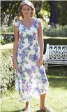 Penny Plain - Floral 14short Angel Sleeve Dress