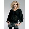 miss real Chiffon Batwing Blouse