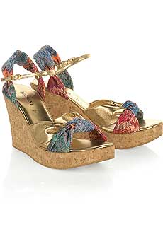 Missoni Cork Wedges