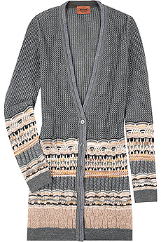 Nicoletta lurex cardigan