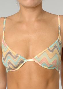 Missoni Sport Printed Mesh underwired bra