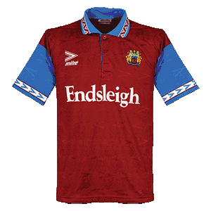 Mitre 93-95 Burnley Home Shirt - Grade 8