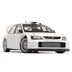 Mitsubishi Lancer WRC 2005 plain body - White 1:18