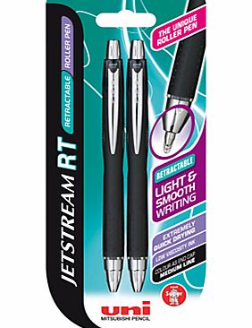 Uni-Ball Jetstream RT Rollerball Pens, Black,