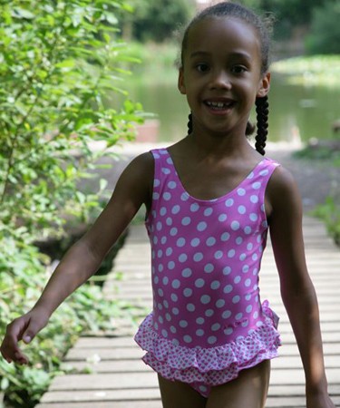 Bubblegum Pink Scoop Necked Swimsuit